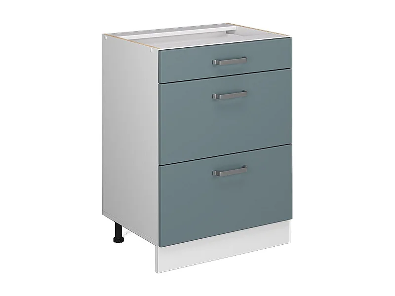 Meuble cuisine bleu-gris 60x46x81.6 r-line