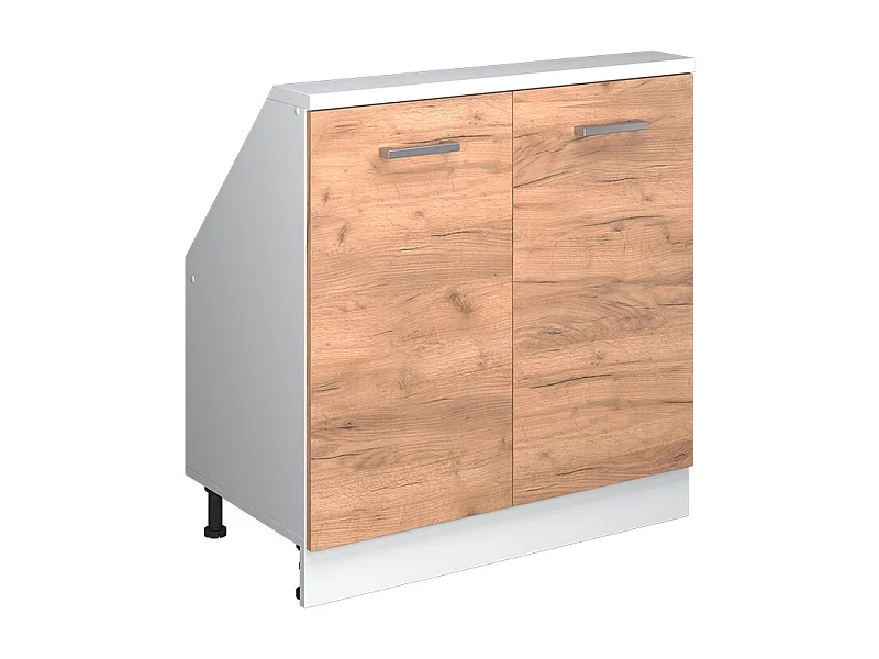 Armario de cocina para techo inclinado roble dorado 80x46x81.6 r-line