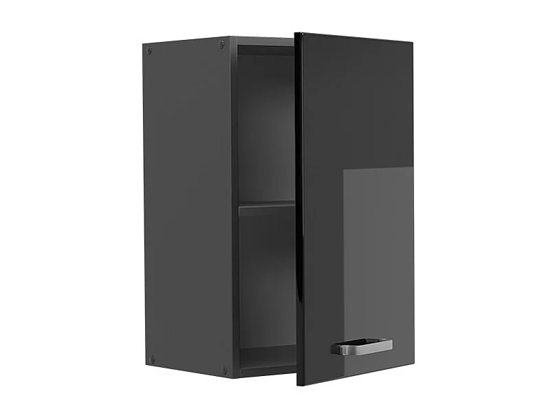 Hangkast zwart hoogglans 40x31x60 r-line