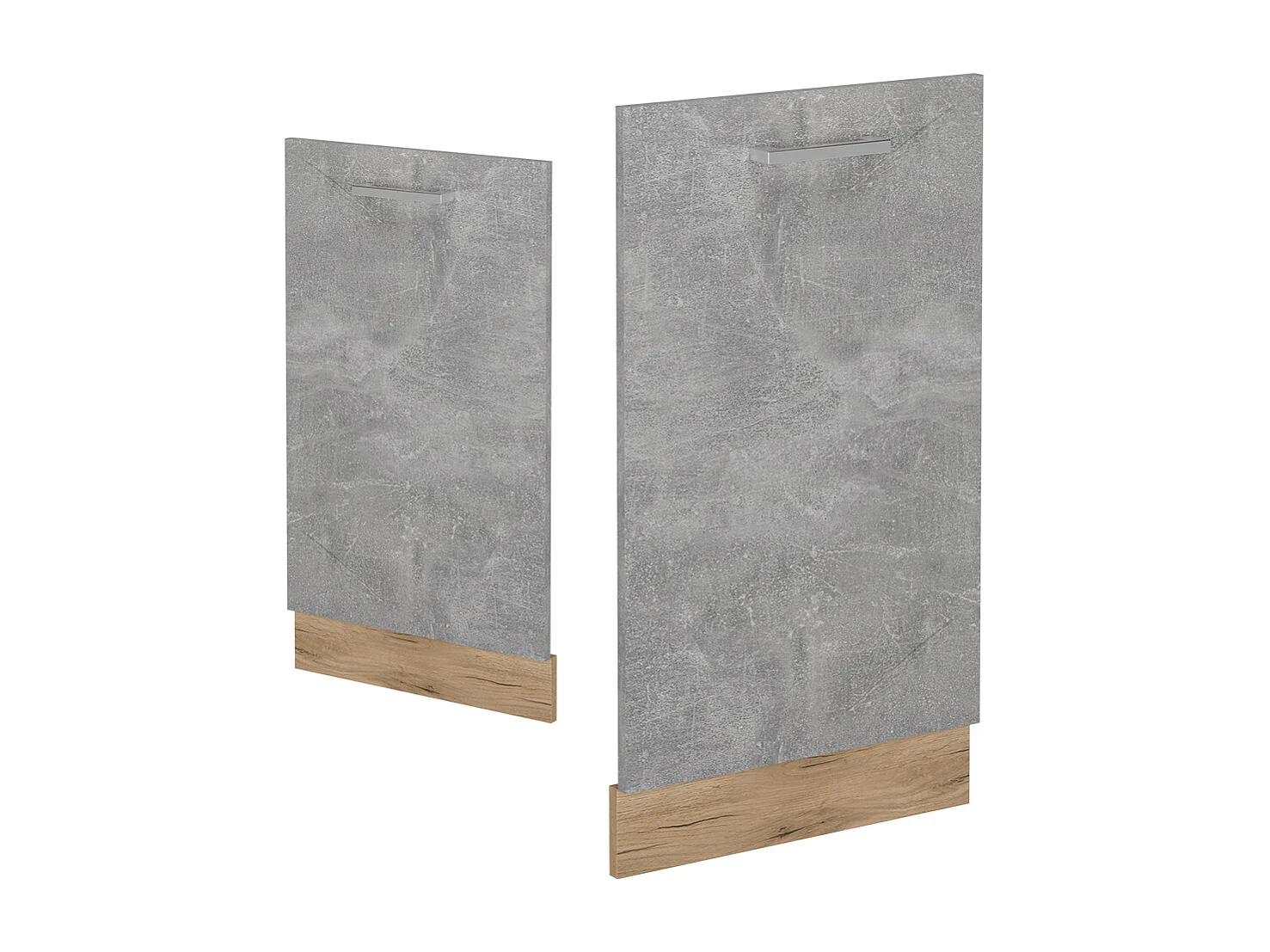 Façade de lave-vaisselle béton 45x1.6x81.8 r-line