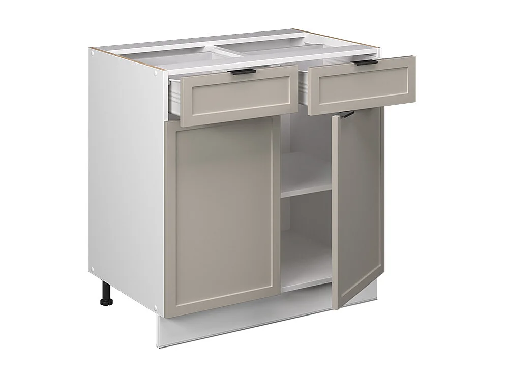 Küchenunterschrank graubeige 80x60x82 fame-line