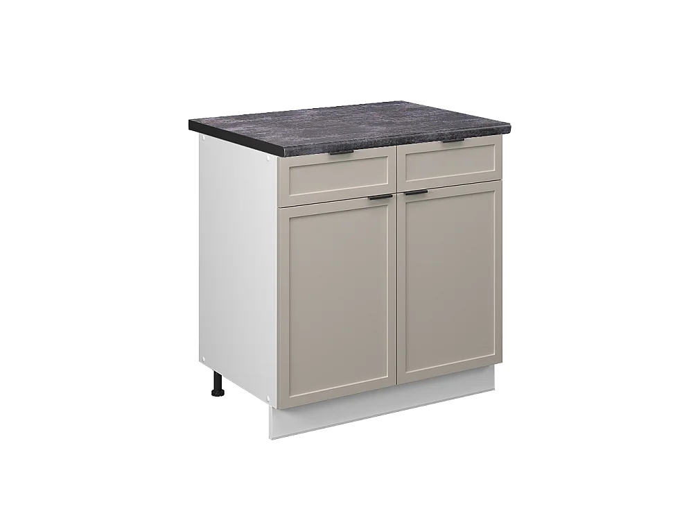 Meuble cuisine grisbeige 80x60x82 fame-line
