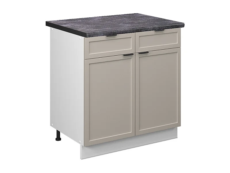 Küchenunterschrank graubeige 80x60x82 fame-line