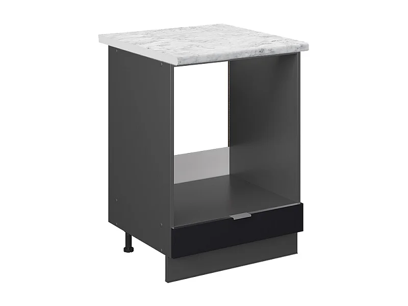 Armario para horno empotrado rayas negras 60x60x82 fame-line