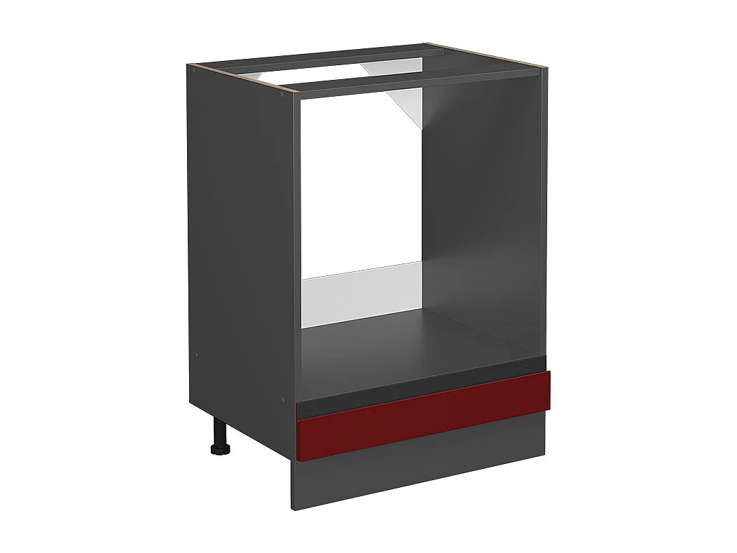 Armario para horno empotrado rojo 60x46x81.6 r-line