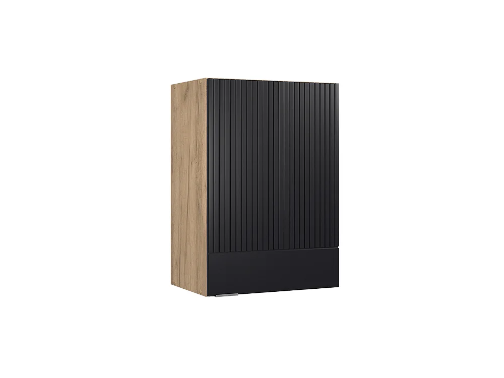 Väggskåp svart randig 50x34.1x72 fame-line