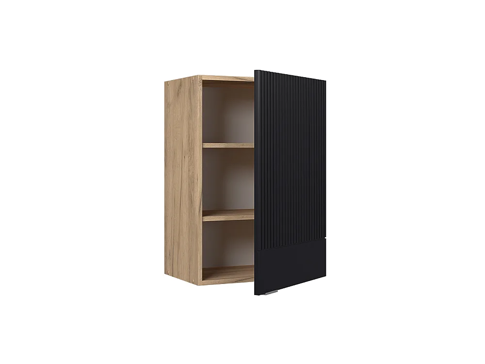 Väggskåp svart randig 50x34.1x72 fame-line