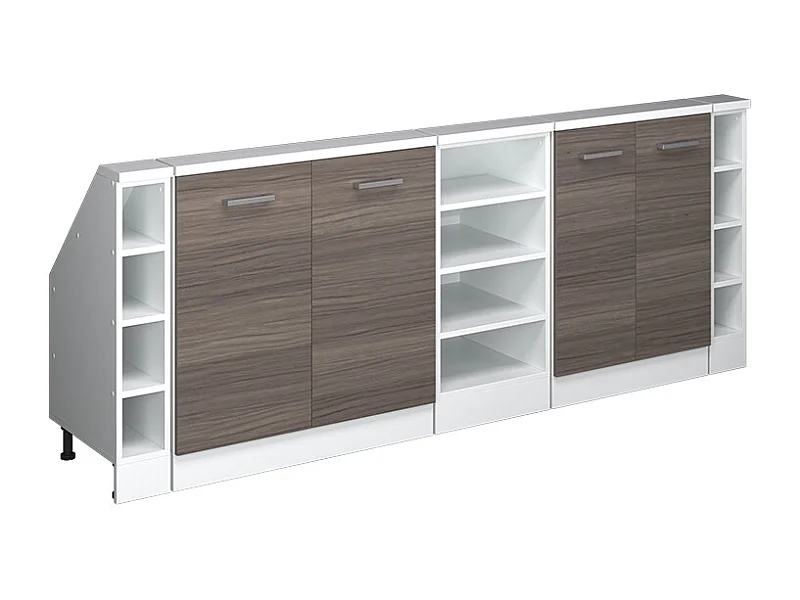 Meuble sous pente gris noble 210x46x81.6 r-line