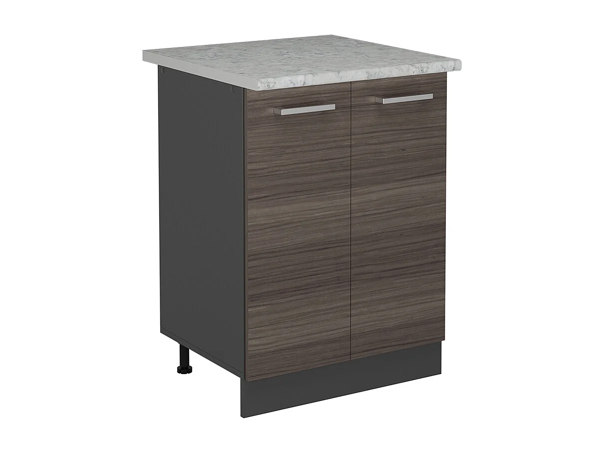 Mueble bajo de cocina gris noble 60x46x81.6 r-line