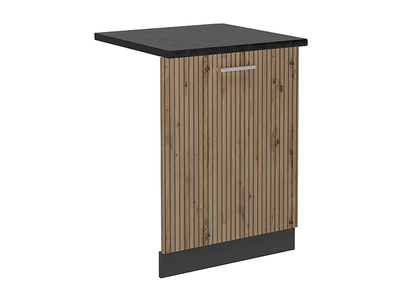 Façade de lave-vaisselle chêne artisan 60x1.6x81.8 r-line