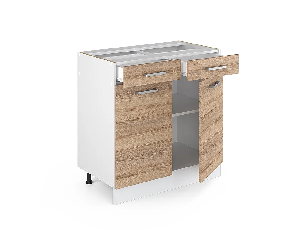 Meuble cuisine sonoma 80x60x81.6 r-line