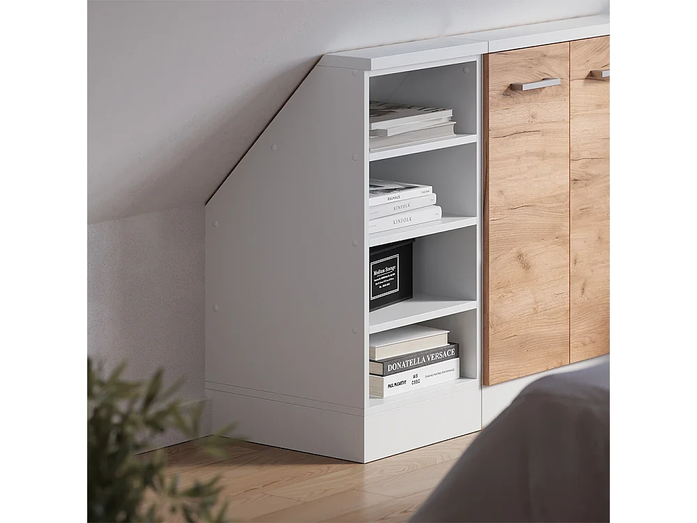 Meuble sous pente blanc 40x46x81.6 r-line