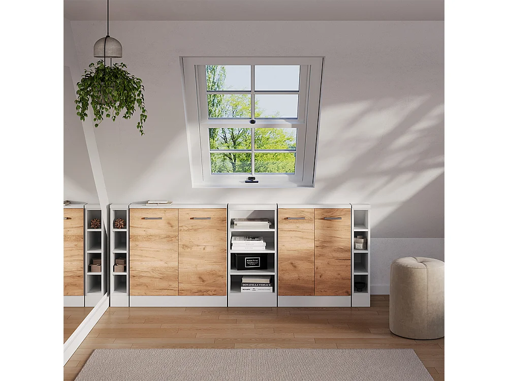 Meuble sous pente blanc 40x46x81.6 r-line