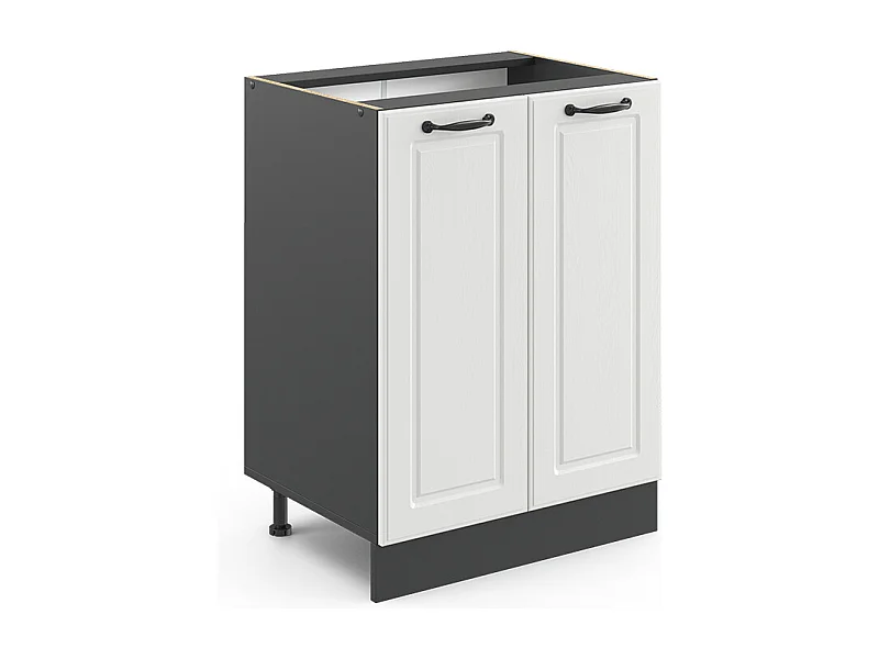 Küchenunterschrank weiß landhaus 60x46x81.6 r-line