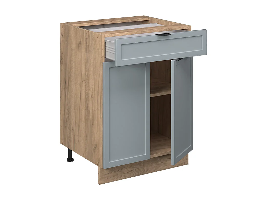 Küchenunterschrank hellblau-grau 60x60x82 fame-line