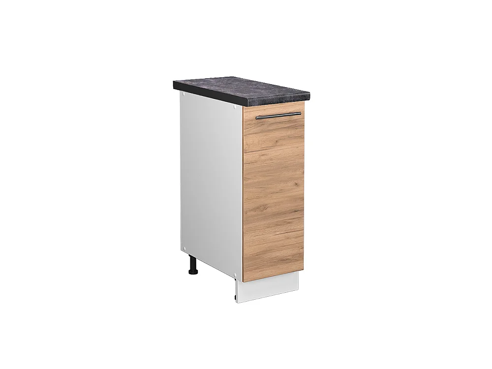 Meuble de cuisine chêne de force doré 30x60x82 fame-line
