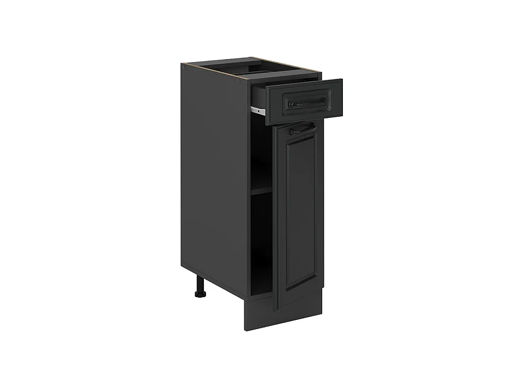 Meuble cuisine anthracite campagne 30x60x81.6 r-line