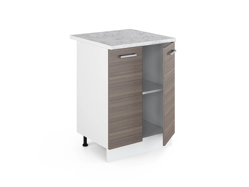 Mueble bajo de cocina gris noble 60x60x81.6 r-line