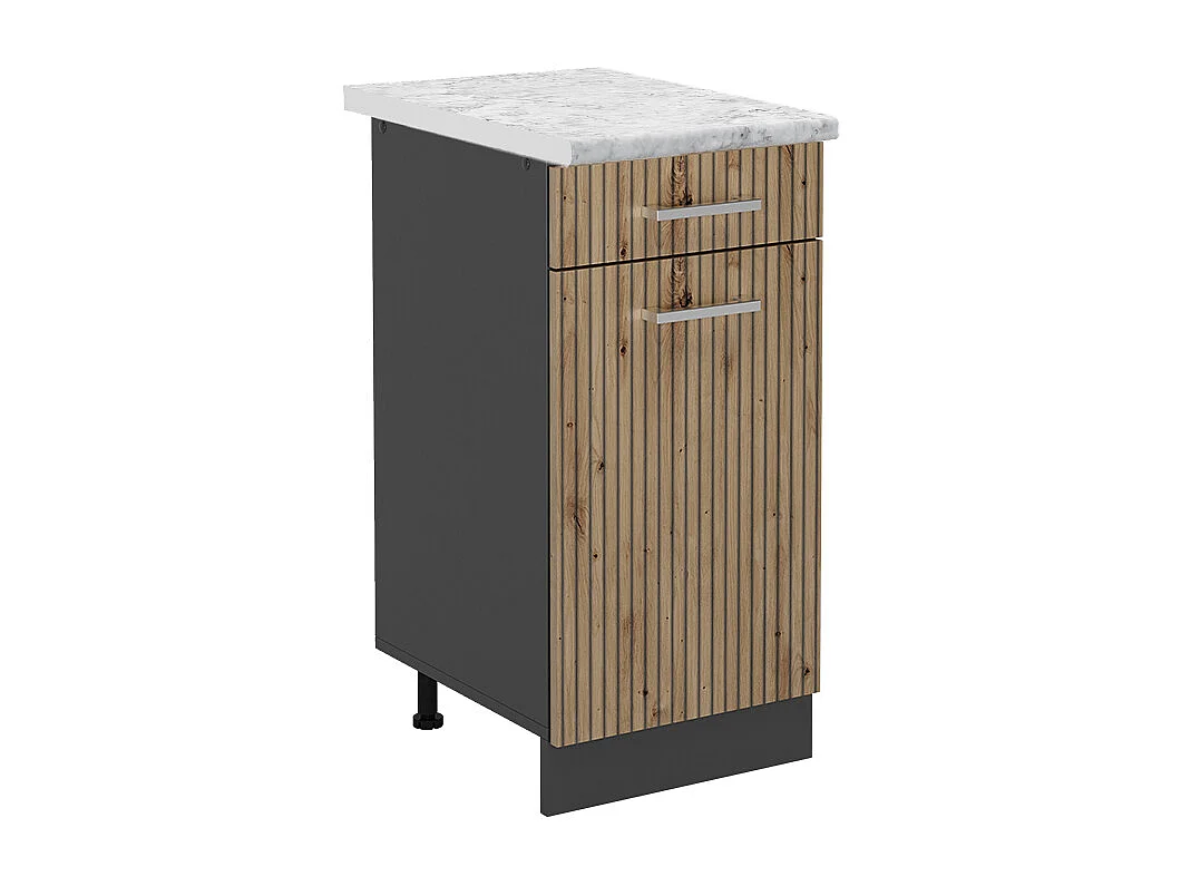 Meuble cuisine chêne artisan 40x60x81.6 r-line