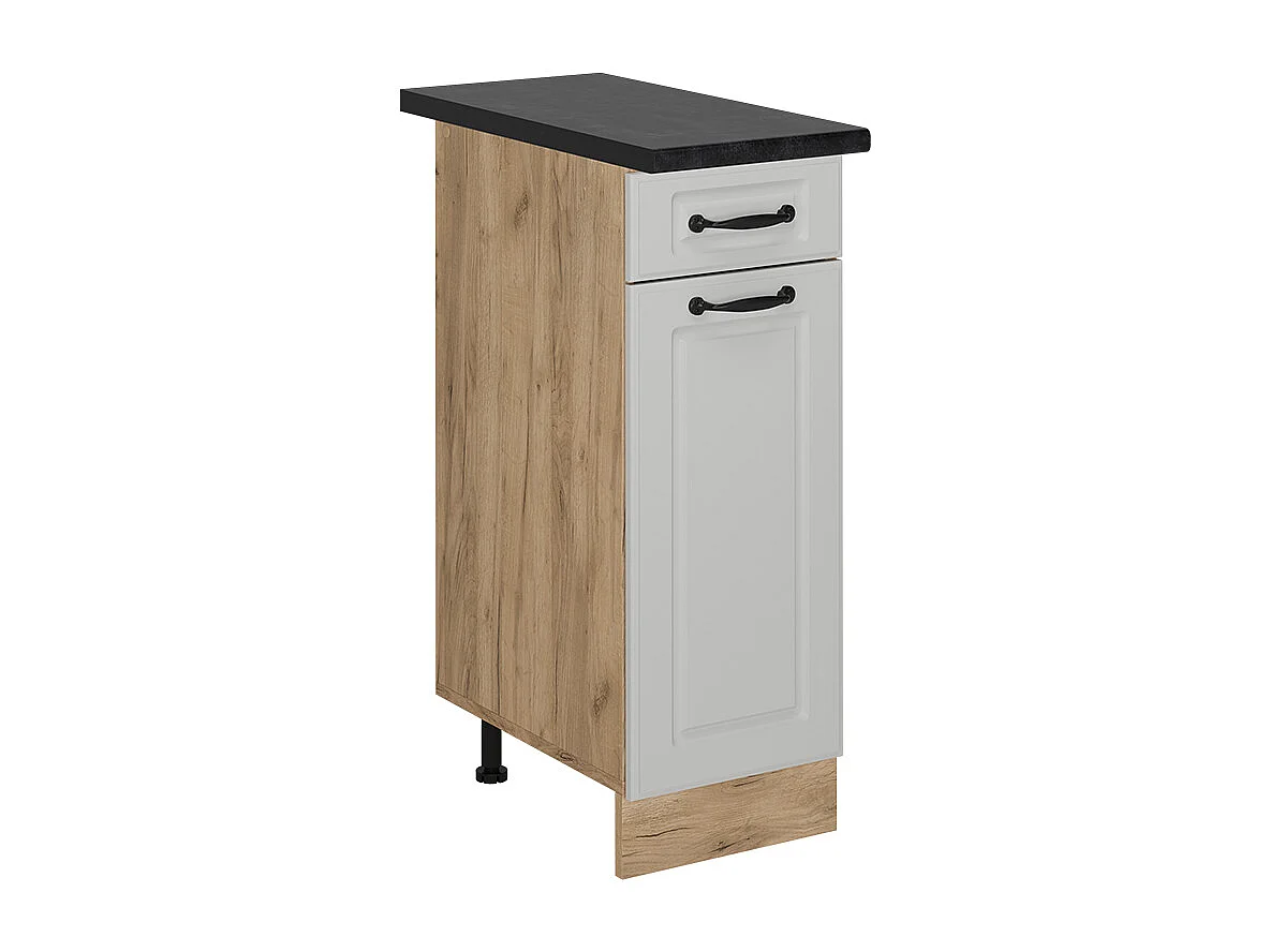 Mueble bajo de cocina blanco casa de campo 30x60x81.6 r-line