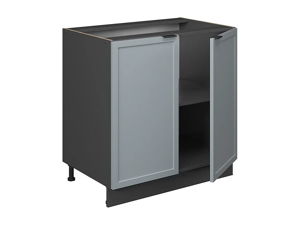 Wastafelkast licht blauw-grijs 80x60x82 fame-line