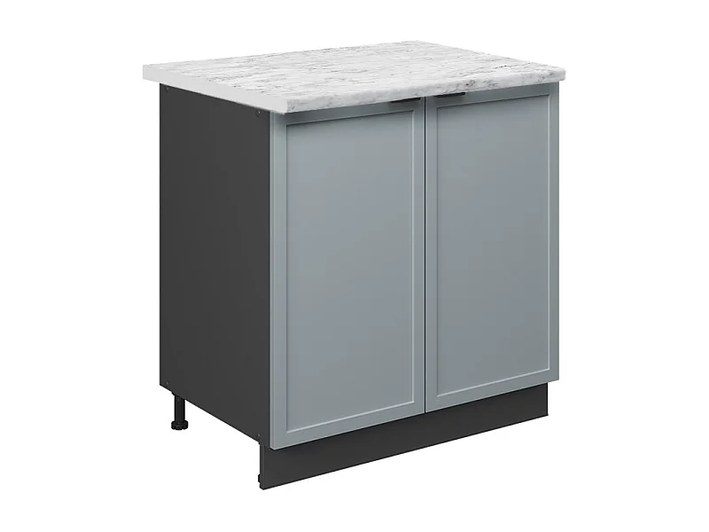 Wastafelkast licht blauw-grijs 80x60x82 fame-line