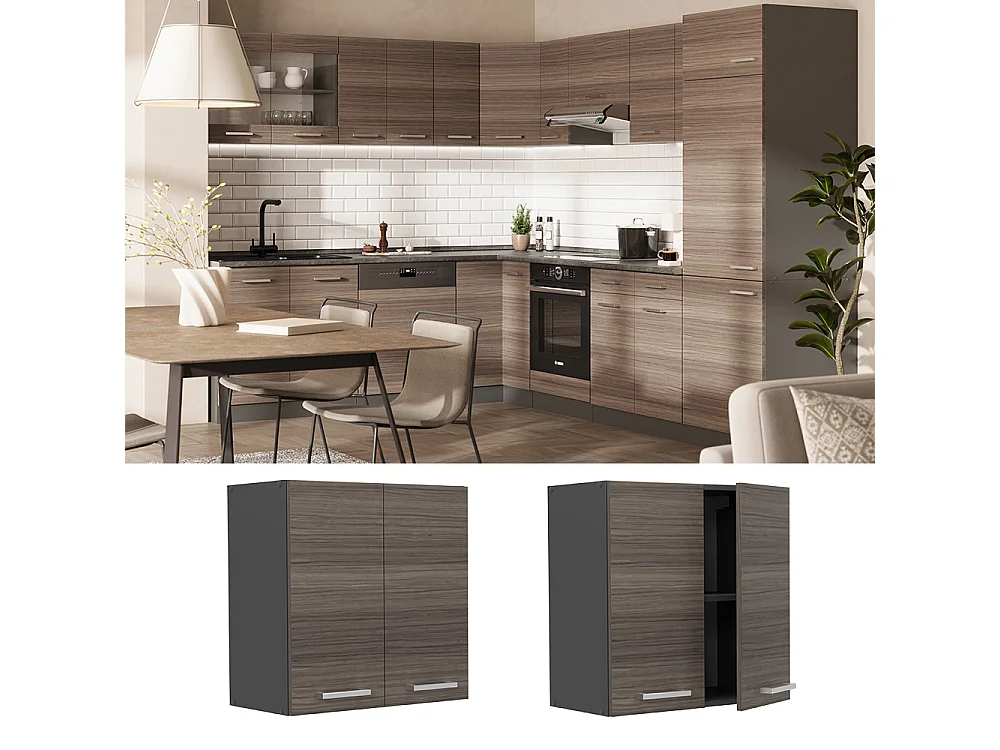 Pensile da cucina grigio nobile 60x31x60 r-line