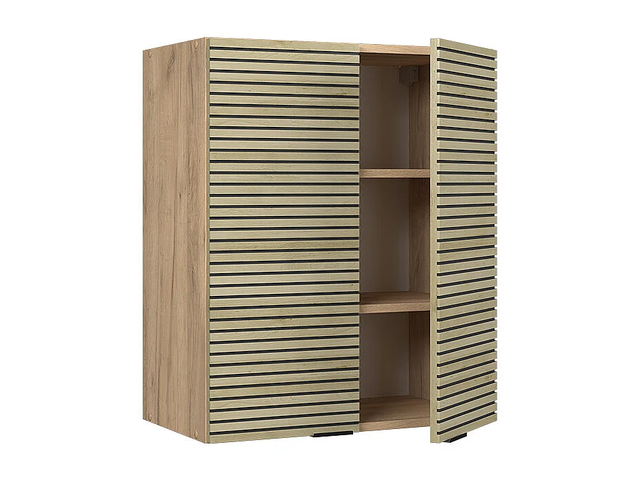 Hangkast eiken paneel 60x34.1x72 fame-line