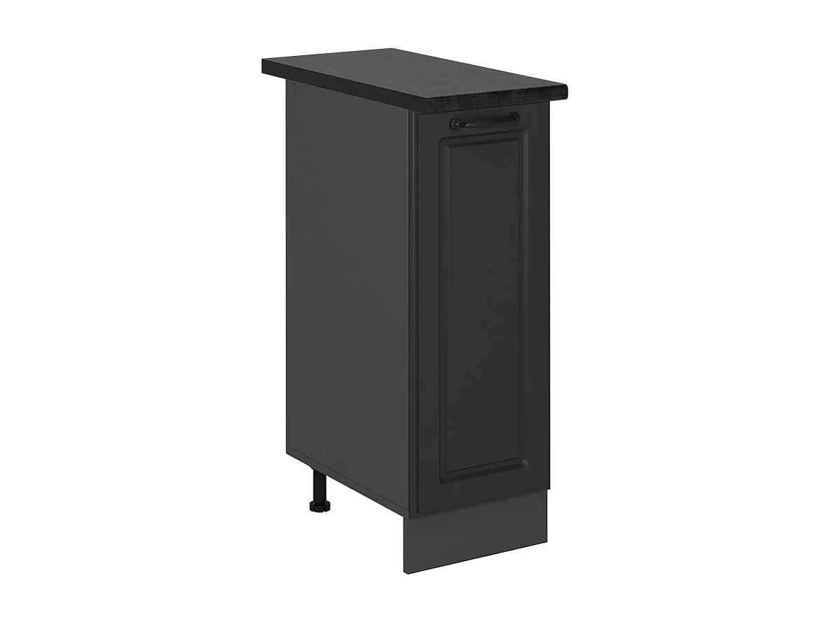 Meuble de cuisine anthracite campagne 30x60x81.6 r-line