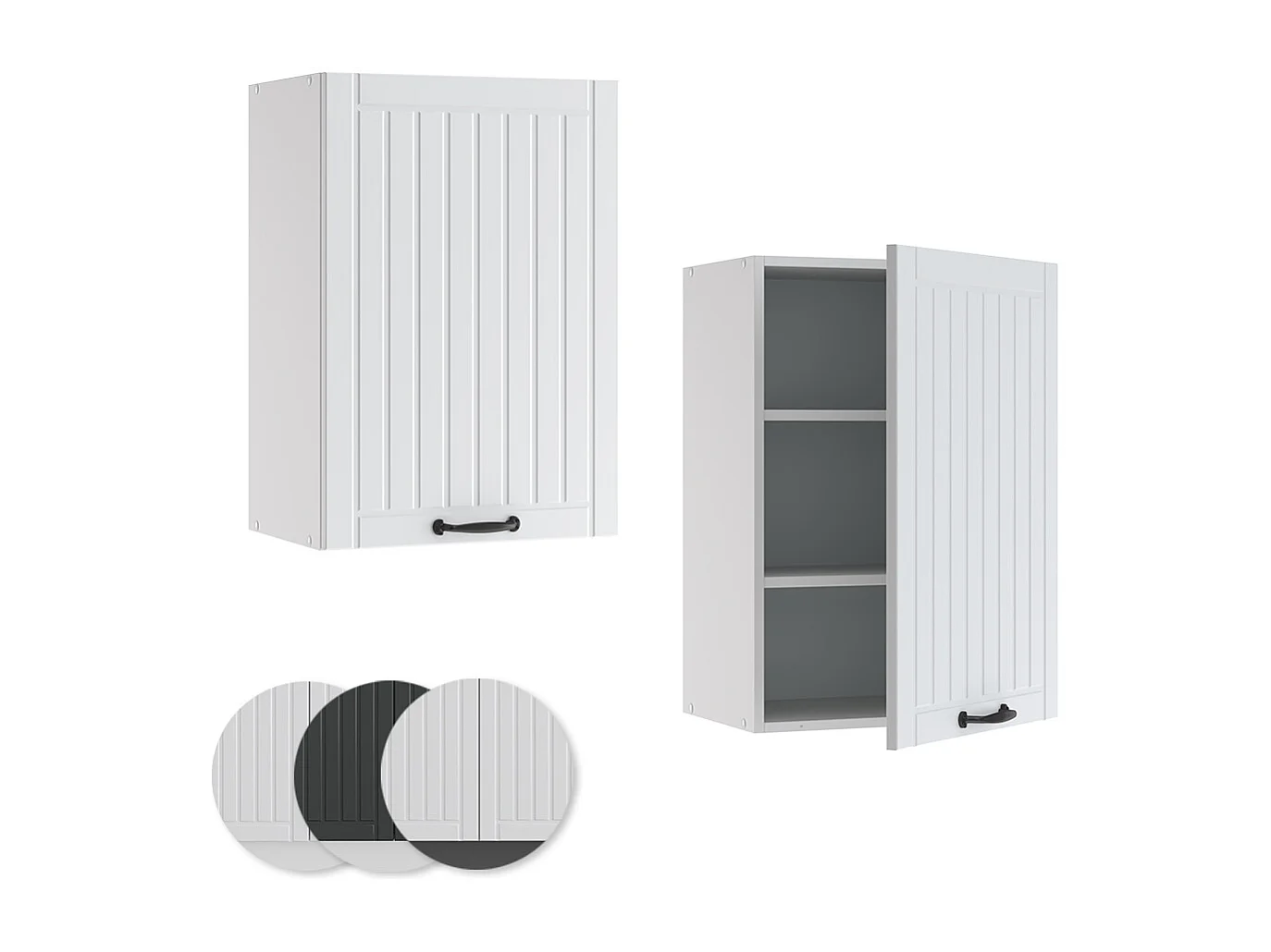 Pensile da cucina bianco casa di campagna 50x34.1x72 fame-line