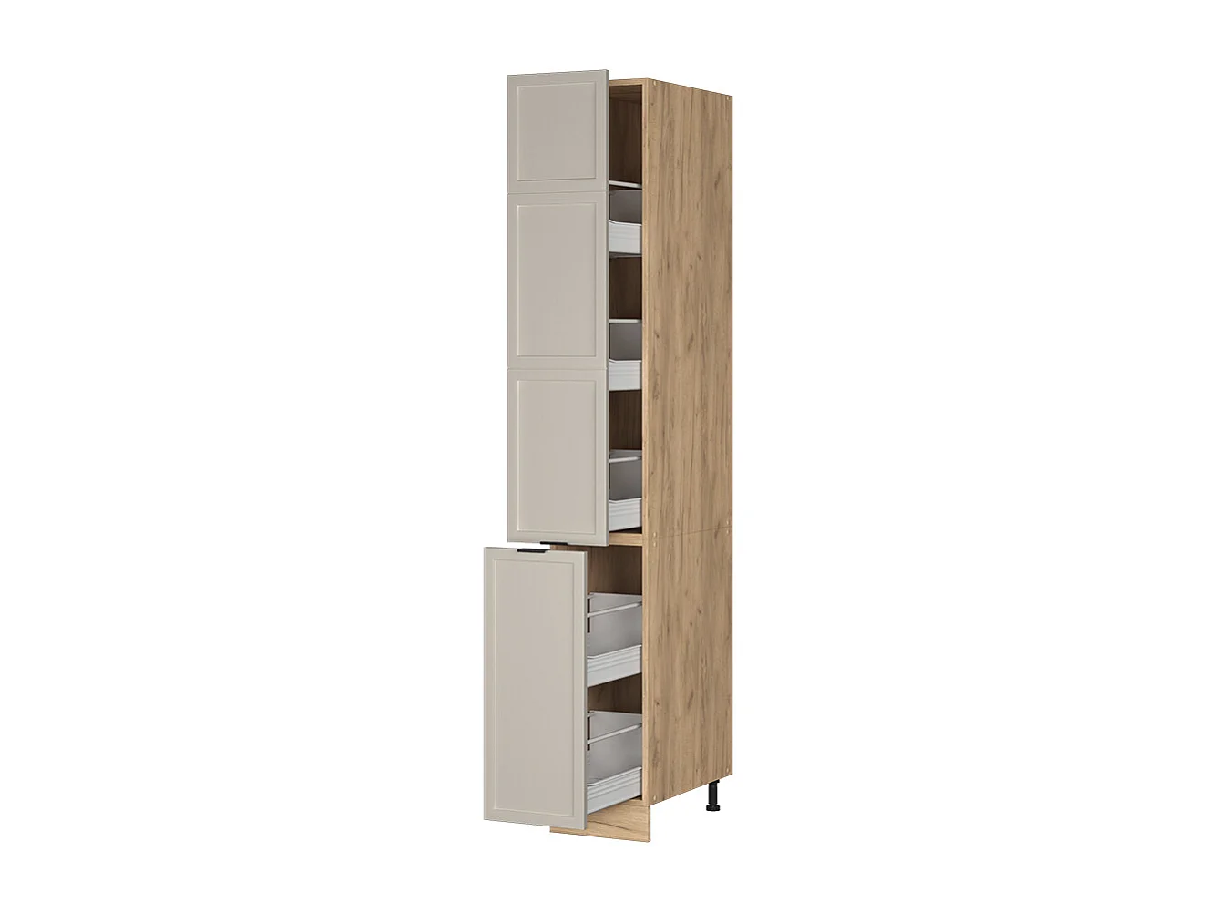 Meuble haute de cuisine grisbeige 30x58x206.8 fame-line