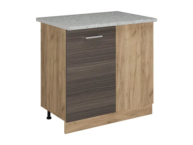 Mobile ad angolo cucina grigio nobile 86x60x81.6 r-line