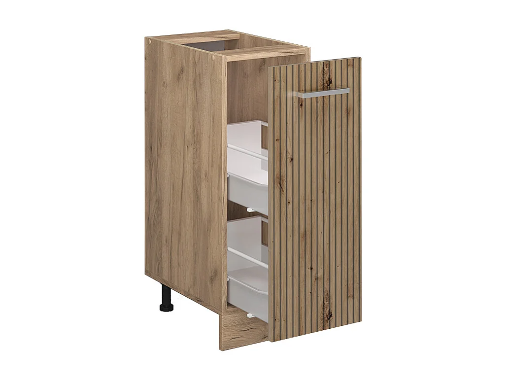 Armario de farmacia roble artesanal 30x60x81.6 r-line