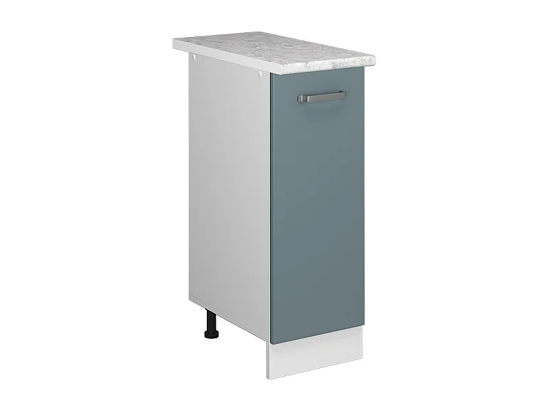 Meuble de cuisine bleu-gris 30x60x81.6 r-line
