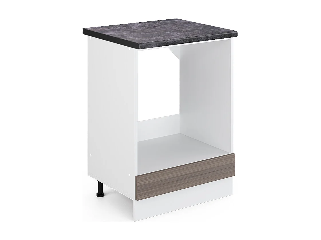 Meuble pour four gris noble 60x60x81.6 r-line