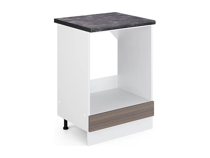 Meuble pour four gris noble 60x60x81.6 r-line