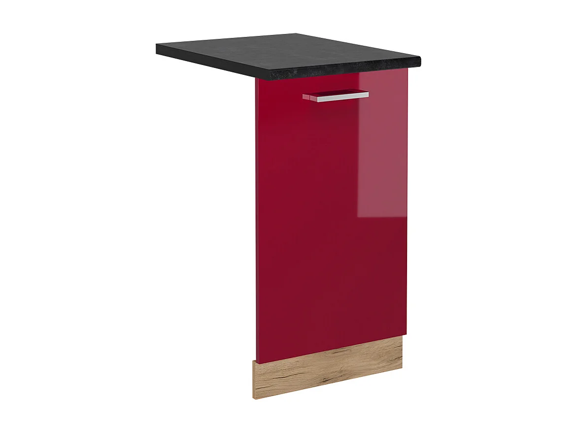 Façade de lave-vaisselle rouge brillant 45x1.6x81.8 r-line