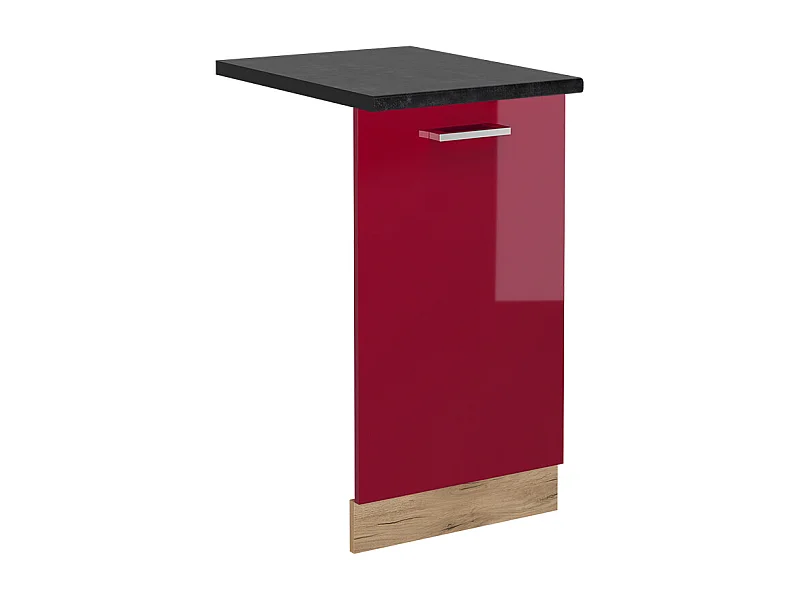 Façade de lave-vaisselle rouge brillant 45x1.6x81.8 r-line