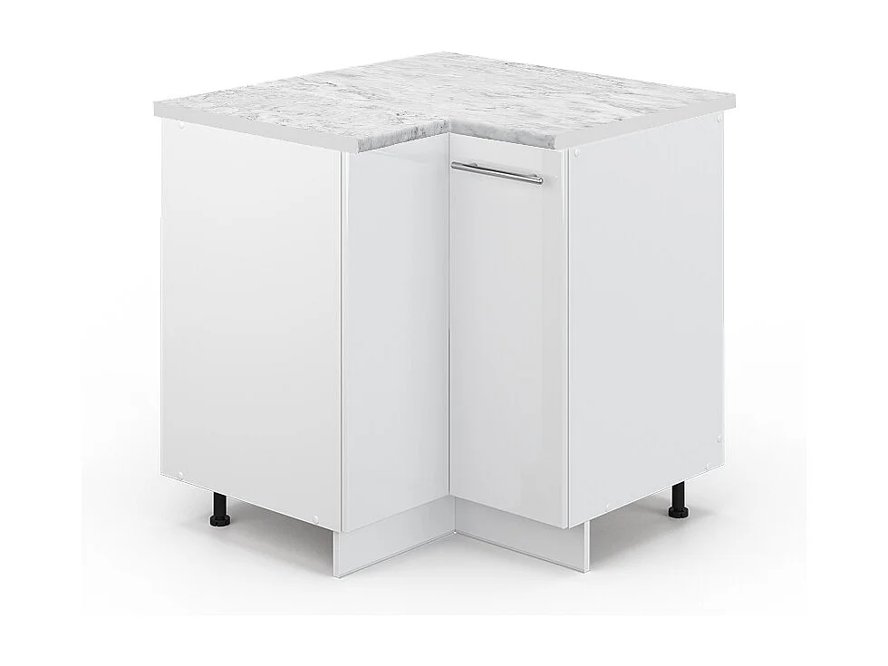 Meuble dangle blanc haute brillance 80.5x60x82 fame-line