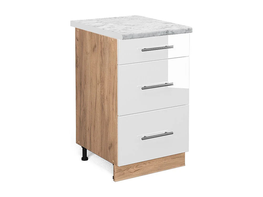 Keukenonderkast bordeauxrode hoogglans 50x60x82 fame-line