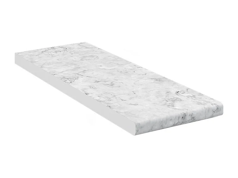Küchenarbeitsplatte weiß/marmor 20x60x2.8 r-line