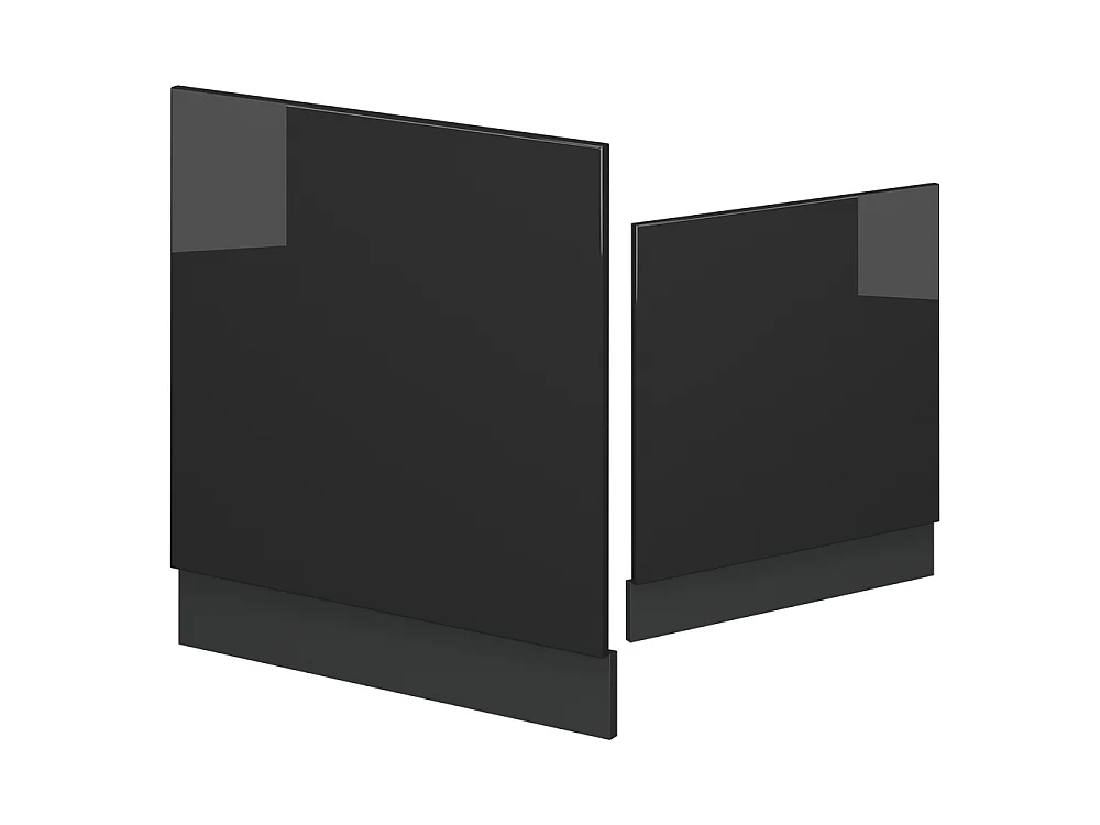 Façade anthracite haute brillance 60x1.6x67.4 fame-line