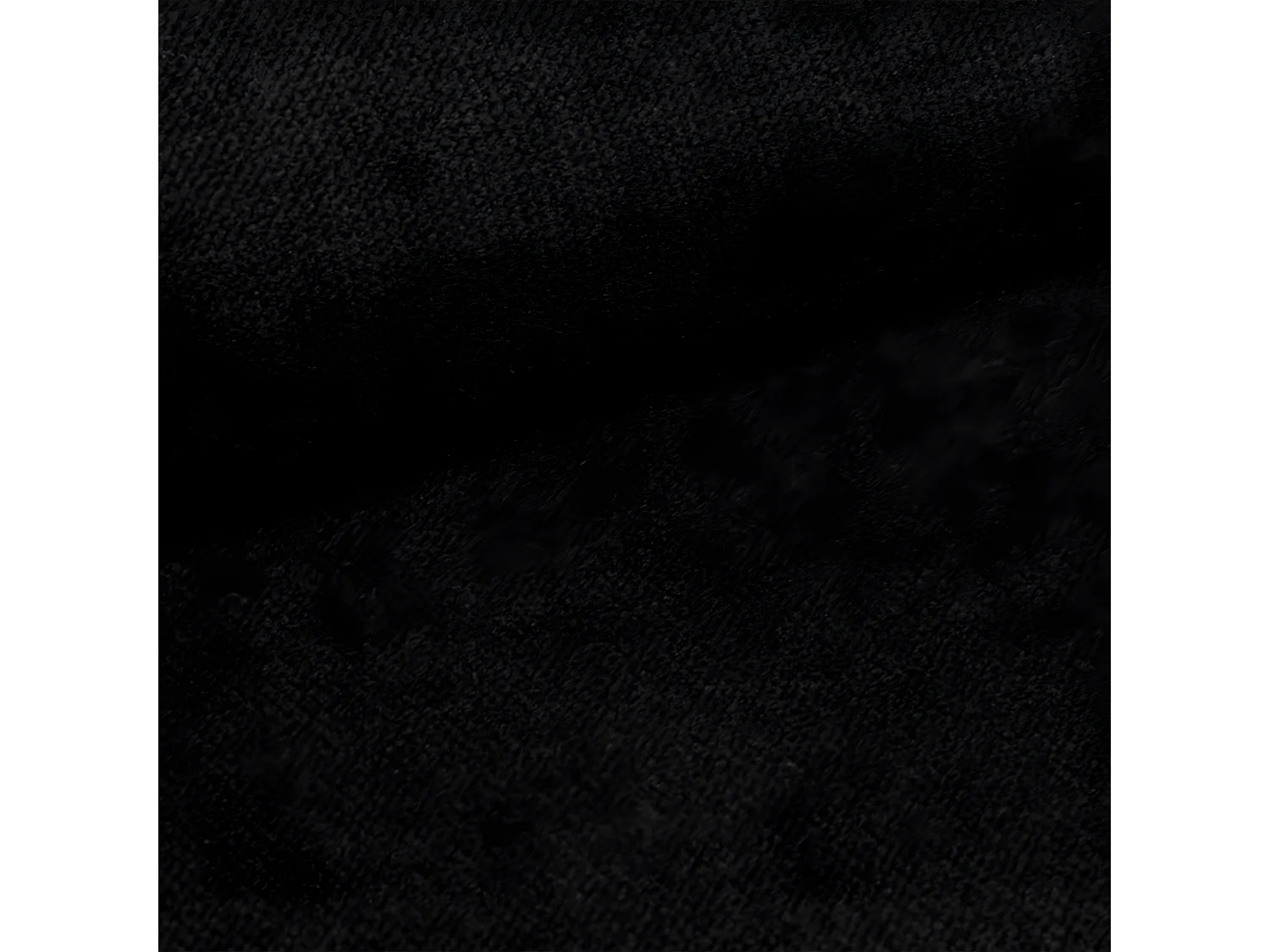 Canapé d'angle convertible gauche 4 places Wilson velours Noir