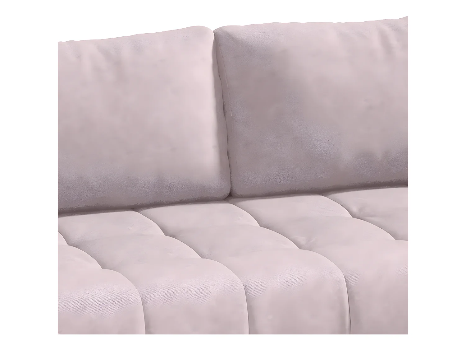 Canapé U 5 places convertible coffre Jonas Rose