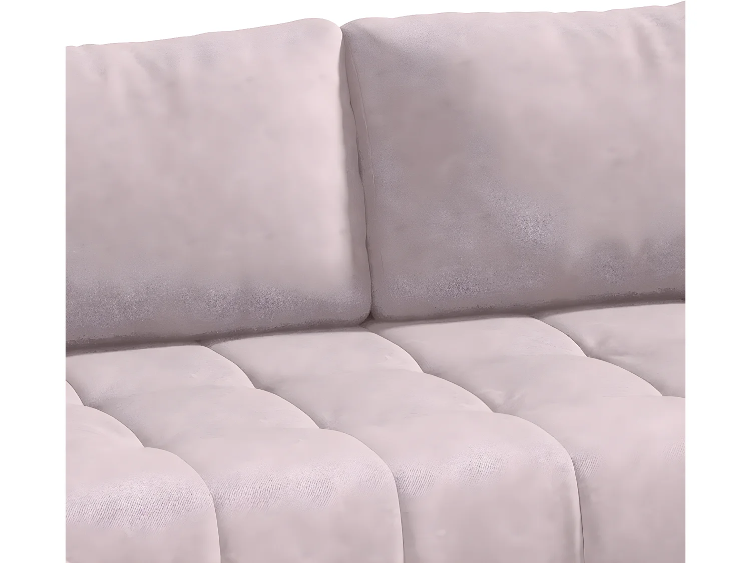 Canapé U 5 places convertible coffre Jonas Rose