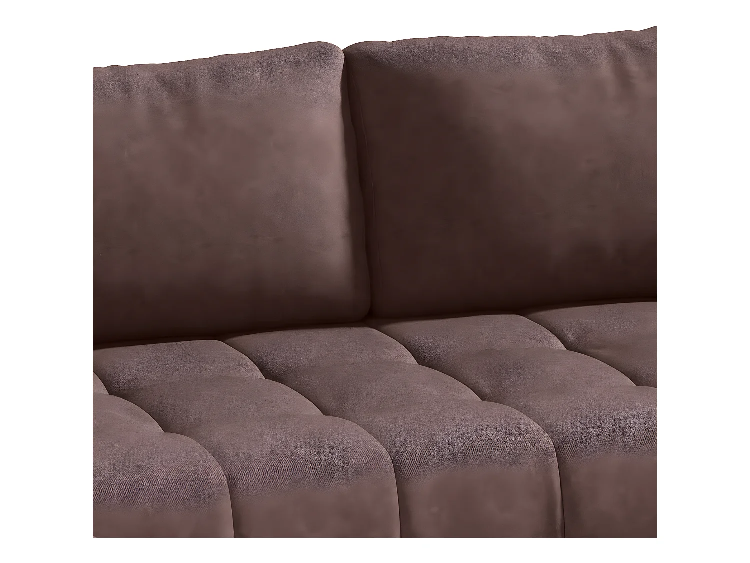 Canapé U 5 places convertible coffre Jonas Marron