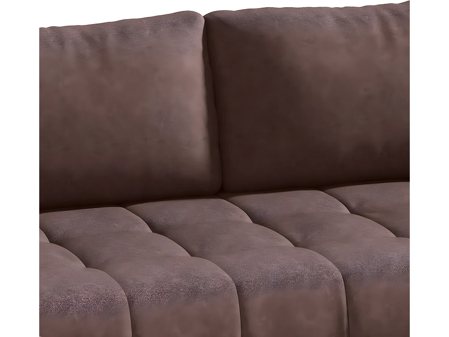 Canapé U 5 places convertible coffre Jonas Marron