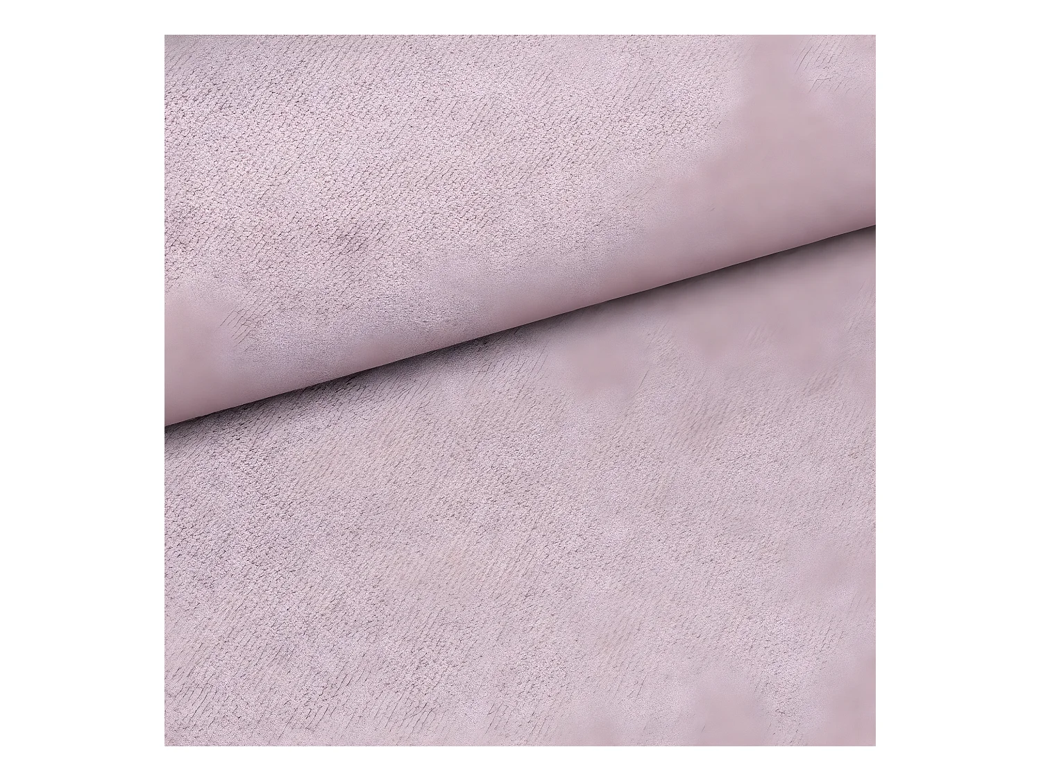 Canapé d'angle convertible droit 4 places Wilson velours Rose