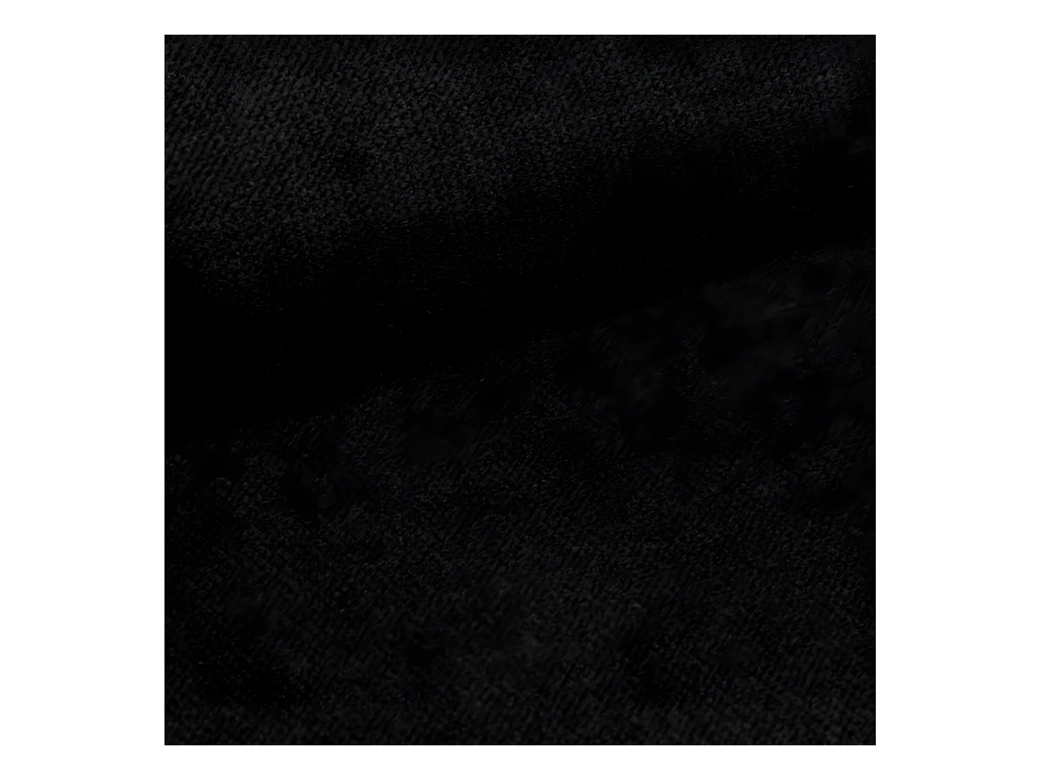 Canapé d'angle convertible droit 4 places Wilson velours Noir