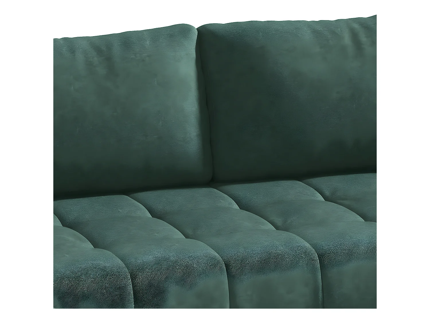 Canapé U 5 places convertible coffre Jonas Vert